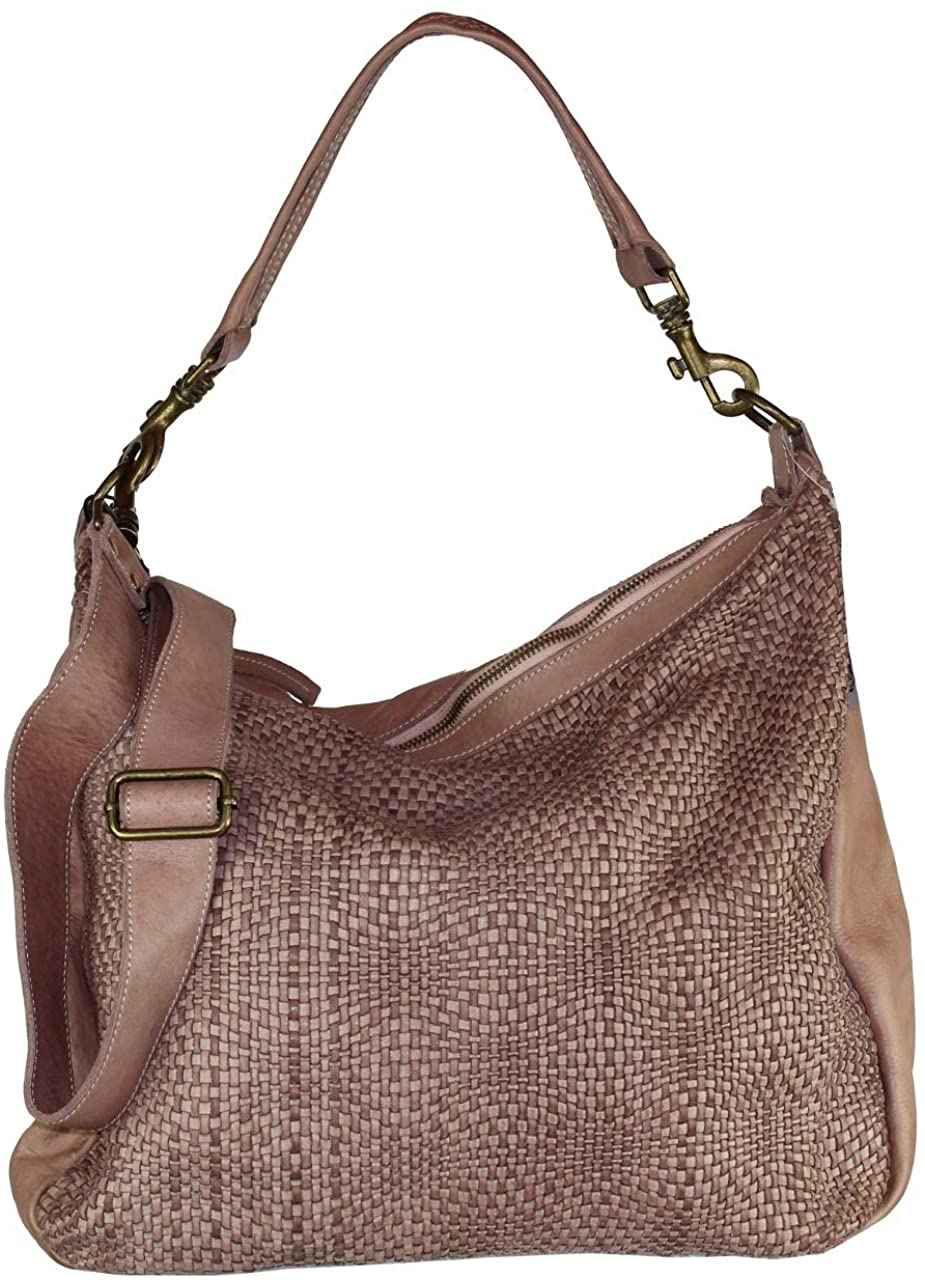 BZNA Bag Emilia rosa Italy Designer Damen Handtasche Schultertasche Tasche Leder Shopper Neu
