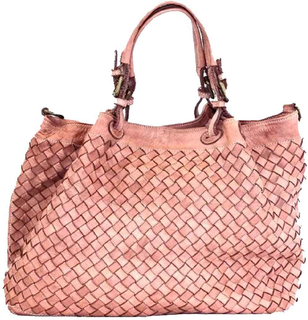BZNA Bag Fina small Rosa Italy Designer Damen Handtasche Schultertasche Tasche Shopper Neu