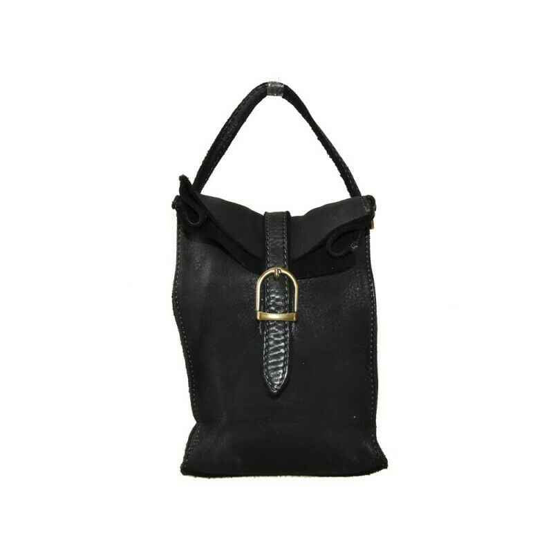 BZNA Bag Finja Schwarz Designer mobile Handytasche Ledertasche Umhängetasche