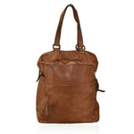 Load image into Gallery viewer, BZNA Bag Flipp cognac Backpacker Rucksack Damenhandtasche Schultertasche - B Z N A
