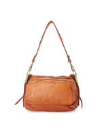 Load image into Gallery viewer, BZNA Bag Gesa Cognac Umhängetasche Designer Clutch Ledertasche Schultertasche - B Z N A
