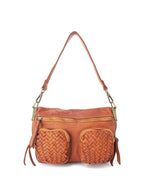 Load image into Gallery viewer, BZNA Bag Gesa Cognac Umhängetasche Designer Clutch Ledertasche Schultertasche - B Z N A
