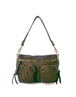 Load image into Gallery viewer, BZNA Bag Gesa Grün Umhängetasche Designer Clutch Ledertasche Schultertasche - B Z N A
