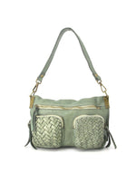 Load image into Gallery viewer, BZNA Bag Gesa Mint Grün Umhängetasche Designer Clutch Ledertasche Schultertasche - B Z N A
