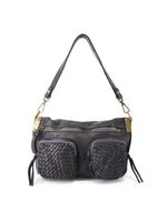 Load image into Gallery viewer, BZNA Bag Gesa Schwarz Umhängetasche Designer Clutch Ledertasche Schultertasche - B Z N A
