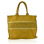 Load image into Gallery viewer, BZNA Bag Gina Gelb vintage Italy Designer Damen Handtasche Ledertasche Leder - B Z N A
