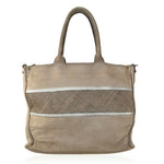 Load image into Gallery viewer, BZNA Bag Gina Taupe vintage Italy Designer Damen Handtasche Ledertasche Leder - B Z N A
