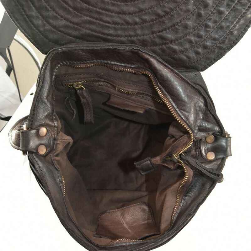 BZNA Bag Hazel Rot Italy Designer Beutel Umhängetasche Damen Handtasche Leder