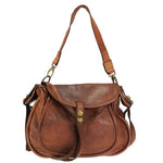 Load image into Gallery viewer, BZNA Bag Kiara cognac italy Designer Leder Schulter Ledertasche Umhänge Tasche - B Z N A
