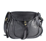 Load image into Gallery viewer, BZNA Bag Kiara Schwarz italy Designer Leder Schulter Ledertasche Umhänge Tasche - B Z N A
