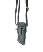 Load image into Gallery viewer, BZNA Bag Lilja Black Designer mobile Handytasche Ledertasche Umhängetasche - B Z N A
