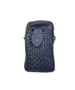 Load image into Gallery viewer, BZNA Bag Lilja Blau Designer mobile Handytasche Ledertasche Umhängetasche - B Z N A
