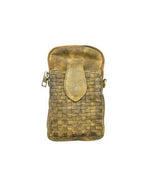 Load image into Gallery viewer, BZNA Bag Lilja Gelb Designer mobile Handytasche Ledertasche Umhängetasche - B Z N A
