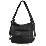 Load image into Gallery viewer, BZNA Bag Lisa Black Backpacker Designer Rucksack Damenhandtasche Schultertasche - B Z N A
