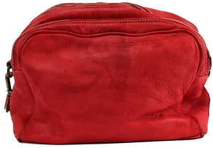 BZNA Bag Lucy Rot rosso Italy Designer Clutch Braided Ledertasche Umhängetasche Damen Handtasche Schultertasche Tasche Leder Shopper Neu - B Z N A