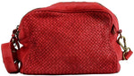 Load image into Gallery viewer, BZNA Bag Lucy Rot rosso Italy Designer Clutch Braided Ledertasche Umhängetasche Damen Handtasche Schultertasche Tasche Leder Shopper Neu - B Z N A
