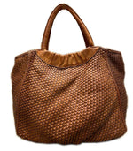 Load image into Gallery viewer, BZNA Bag Madita Cognac Italy Designer Damen Handtasche Schultertasche Tasche - B Z N A
