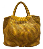 Load image into Gallery viewer, BZNA Bag Madita Gelb Italy Designer Damen Handtasche Schultertasche Tasche - B Z N A
