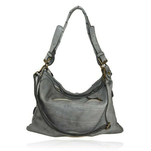 BZNA Bag Majvi Schwarz Italy Designer Damen Handtasche Schultertasche Tasche - B Z N A