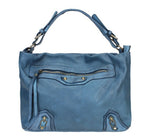 Load image into Gallery viewer, BZNA Bag Mania Petrol Blau Italy Designer Damen Handtasche Schultertasche Tasche - B Z N A
