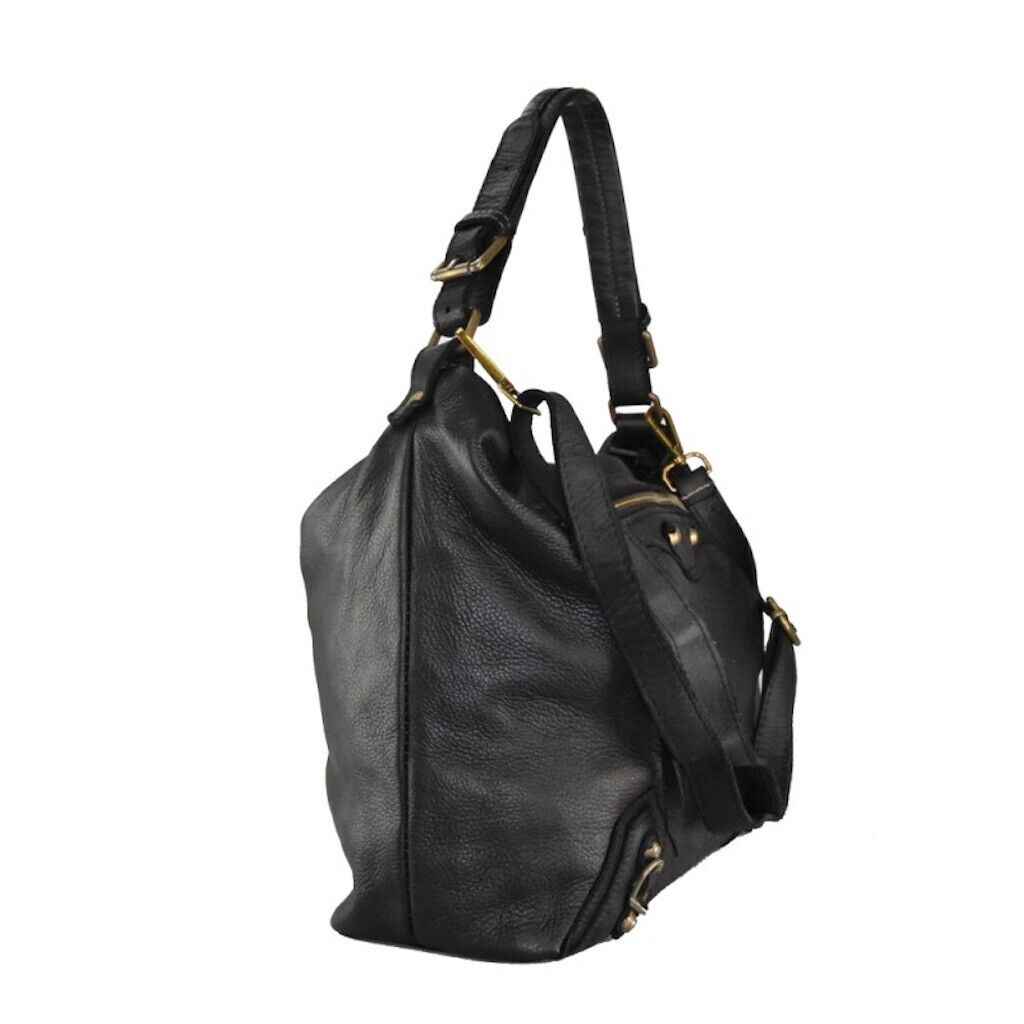 BZNA Bag Mania Petrol Blau Italy Designer Damen Handtasche Schultertasche Tasche