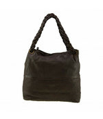 Load image into Gallery viewer, BZNA Bag May Braun Italy Designer Damen Handtasche Tasche Schafsleder Shopper - B Z N A
