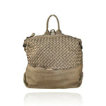 Load image into Gallery viewer, BZNA Bag Mona Taupe Backpacker Designer Rucksack Ledertasche Damenhandtasche - B Z N A
