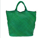 Load image into Gallery viewer, BZNA Bag Naomi Grün B Italy Designer Damen Handtasche Ledertasche Tasche Shopper - B Z N A
