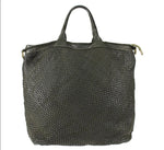 Load image into Gallery viewer, BZNA Bag Naomi Grün Italy Designer Damen Handtasche Ledertasche Tasche Shopper - B Z N A
