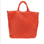 Load image into Gallery viewer, BZNA Bag Naomi Orange Italy Designer Damen Handtasche Ledertasche Tasche Shopper - B Z N A
