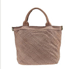 Load image into Gallery viewer, BZNA Bag Naomi rosa Italy Designer Damen Handtasche Tasche Schafsleder Shopper - B Z N A
