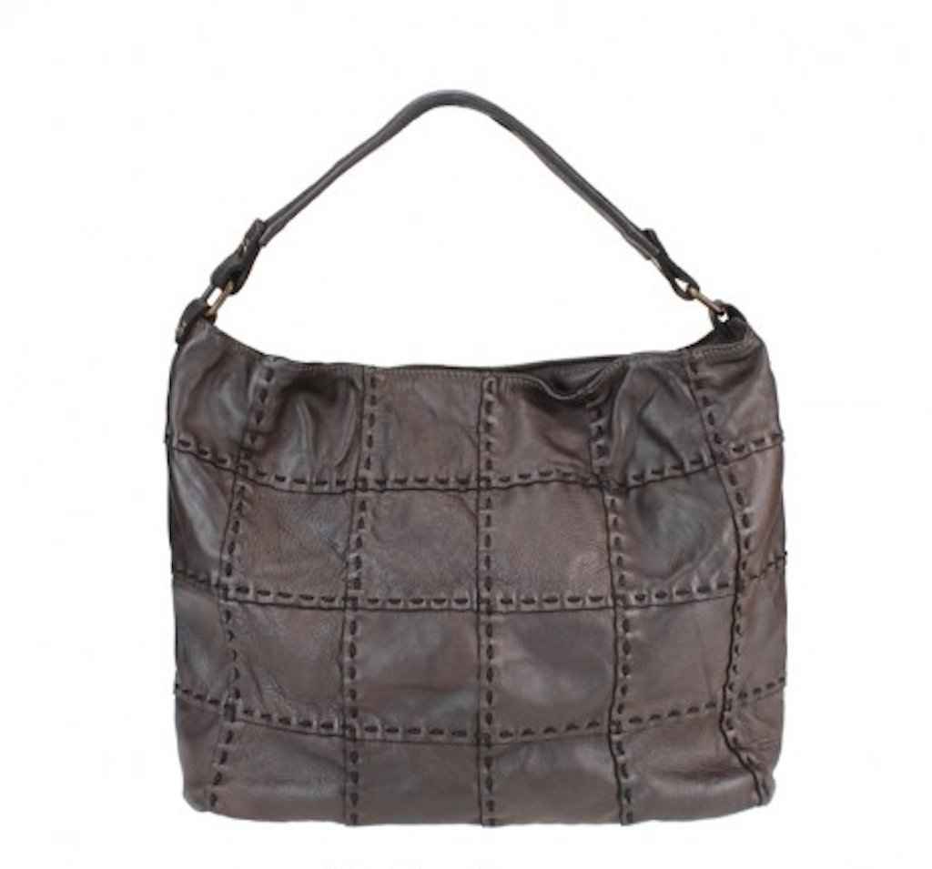BZNA Bag Ocea Braun Italy Designer Damen Handtasche Schultertasche Tasche