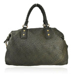 Load image into Gallery viewer, BZNA Bag Olivia Grün Shopper Tasche Schultertasche Handtasche Designer Leder - B Z N A
