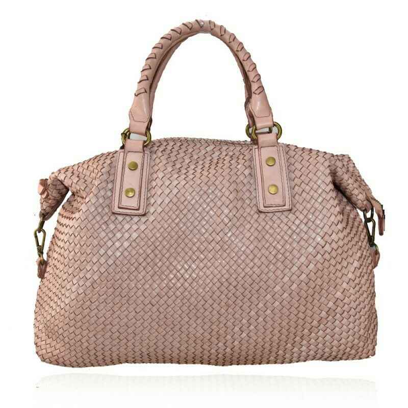 BZNA Bag Olivia Rosa Shopper Tasche Schultertasche Handtasche Designer Leder
