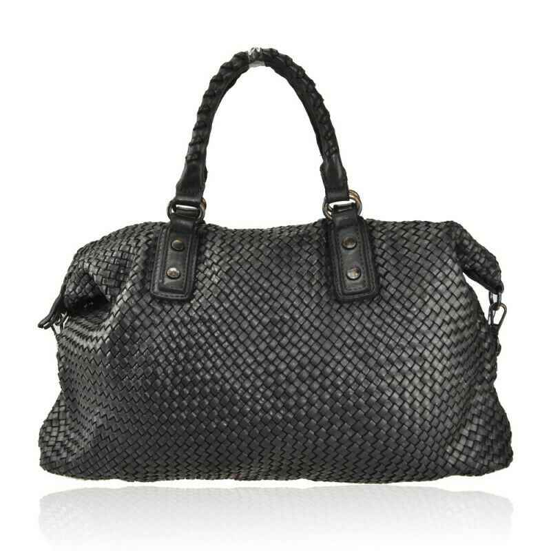BZNA Bag Olivia Schwarz Shopper Tasche Schultertasche Handtasche Designer Leder