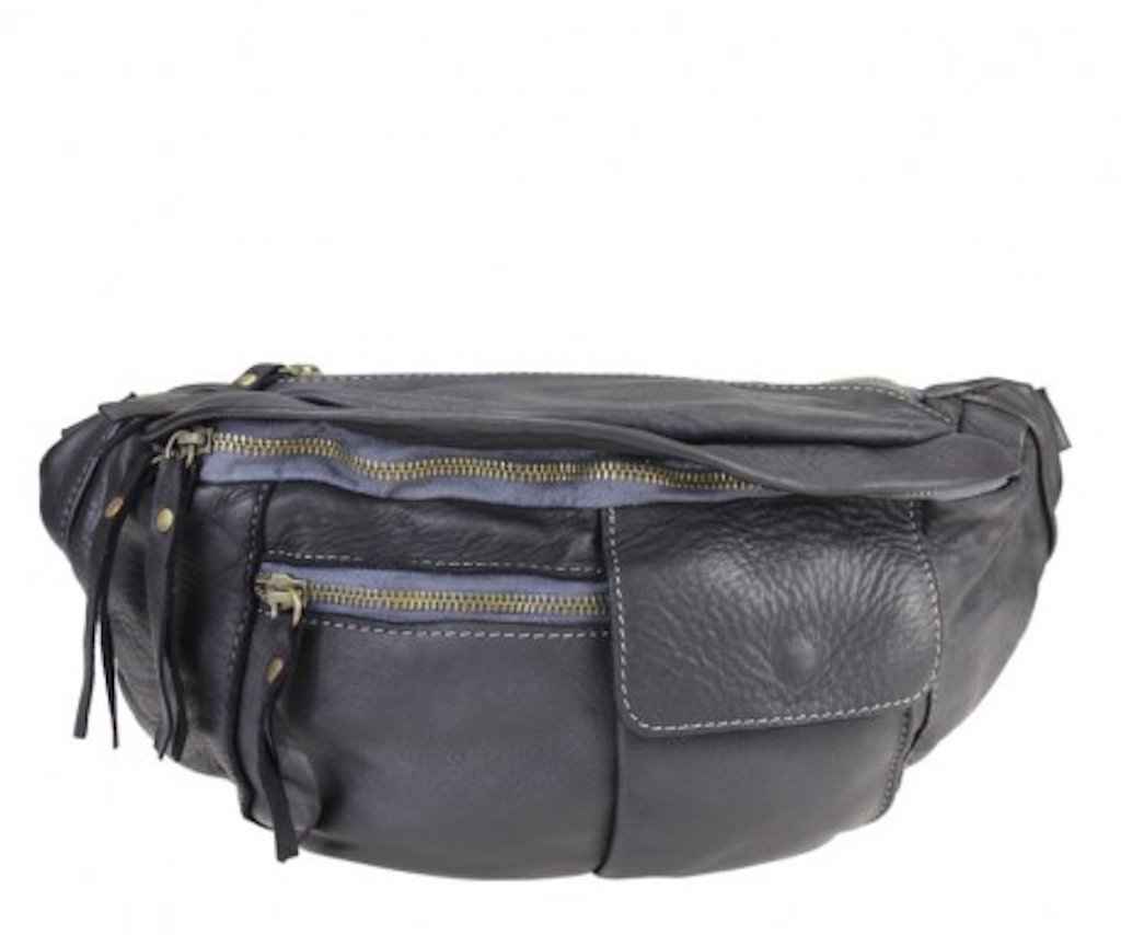 BZNA Bag Owen Schwarz Italy Designer Gürteltasche Bauchtasche Fanny Bag