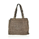 Load image into Gallery viewer, BZNA Bag Paris Taupe Italy Designer Beutel Umhängetasche Damen Handtasche Leder - B Z N A
