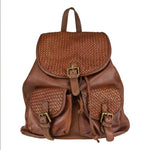 Load image into Gallery viewer, BZNA Bag Petra cognac Backpacker Designer Rucksack Damentasche Schultertasche - B Z N A
