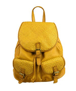 Load image into Gallery viewer, BZNA Bag Petra Gelb Backpacker Designer Rucksack Damentasche Schultertasche - B Z N A
