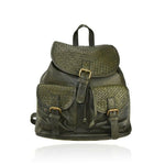 Load image into Gallery viewer, BZNA Bag Petra Grün Backpacker Designer Rucksack Damentasche Schultertasche - B Z N A
