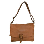 Load image into Gallery viewer, BZNA Bag Pina Cognac Italy Designer Messenger Damen Handtasche Schultertasche - B Z N A
