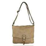 Load image into Gallery viewer, BZNA Bag Pina Taupe Italy Designer Messenger Damen Handtasche Schultertasche - B Z N A
