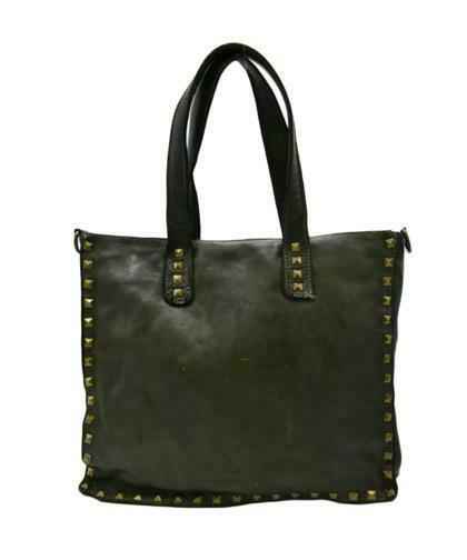 BZNA Bag Pluto Grün  Italy Designer Umhängetasche Damen Handtasche Leder