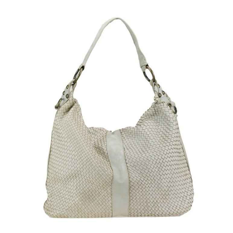 BZNA Bag Reneka Beige Italy Designer Shopper Handtasche Schultertasche Tasche
