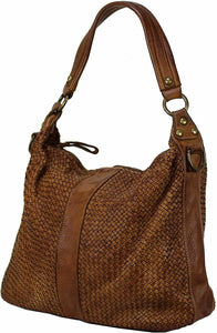 BZNA Bag Rebeca Beige Italy Designer Damen Handtasche Schultertasche Tasche - B Z N A