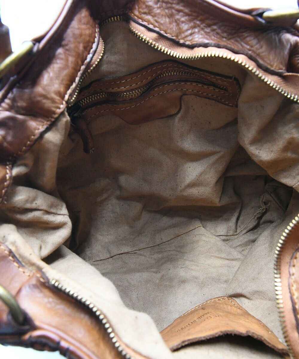 BZNA Bag Riana Cognac Italy Designer Damen Handtasche Schultertasche Tasche
