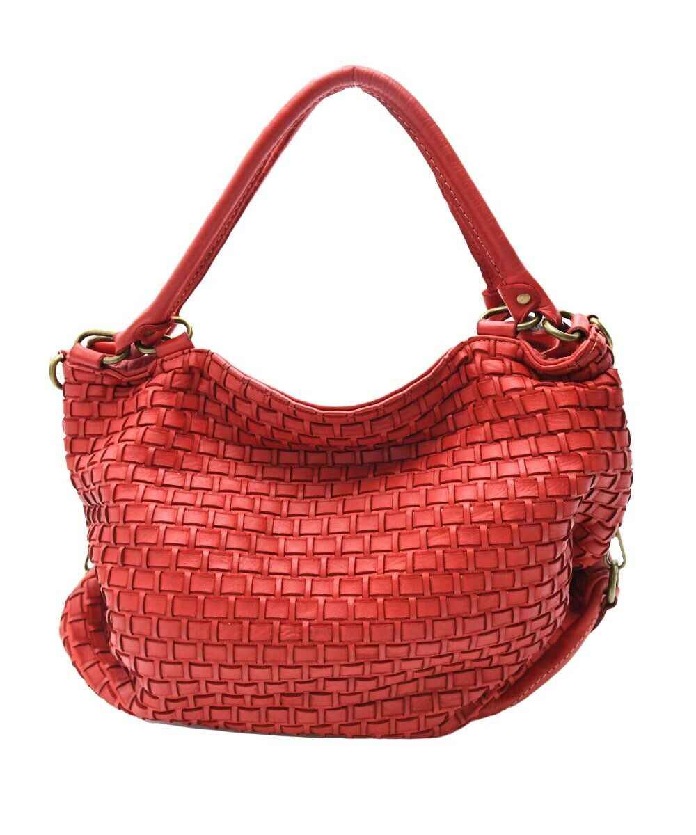 BZNA Bag Riana Rot Italy Designer Damen Handtasche Schultertasche Tasche