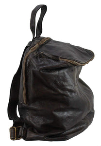 BZNA Bag Richie moro Backpacker Designer Rucksack Damenhandtasche Schultertasche Leder Nappa sheep ItalyNeu - B Z N A