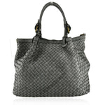 Load image into Gallery viewer, BZNA Bag Rina Grau Lederfarben Italy Designer Damen Handtasche Schultertasche - B Z N A
