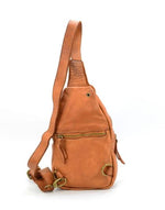 Load image into Gallery viewer, BZNA Bag Sacha cognac braun Italy Designer Gürteltasche Bauchtasche Fanny Bag - B Z N A
